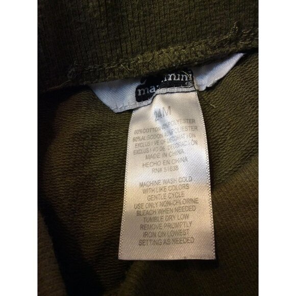 Max And Muni Boy Knit Pants 4 Pockets Size 24 Months Olive Green Cotton sku9 - Picture 5 of 5